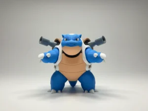 Blastoise 3D Printed Action Figure - Premium Gaming Collectible