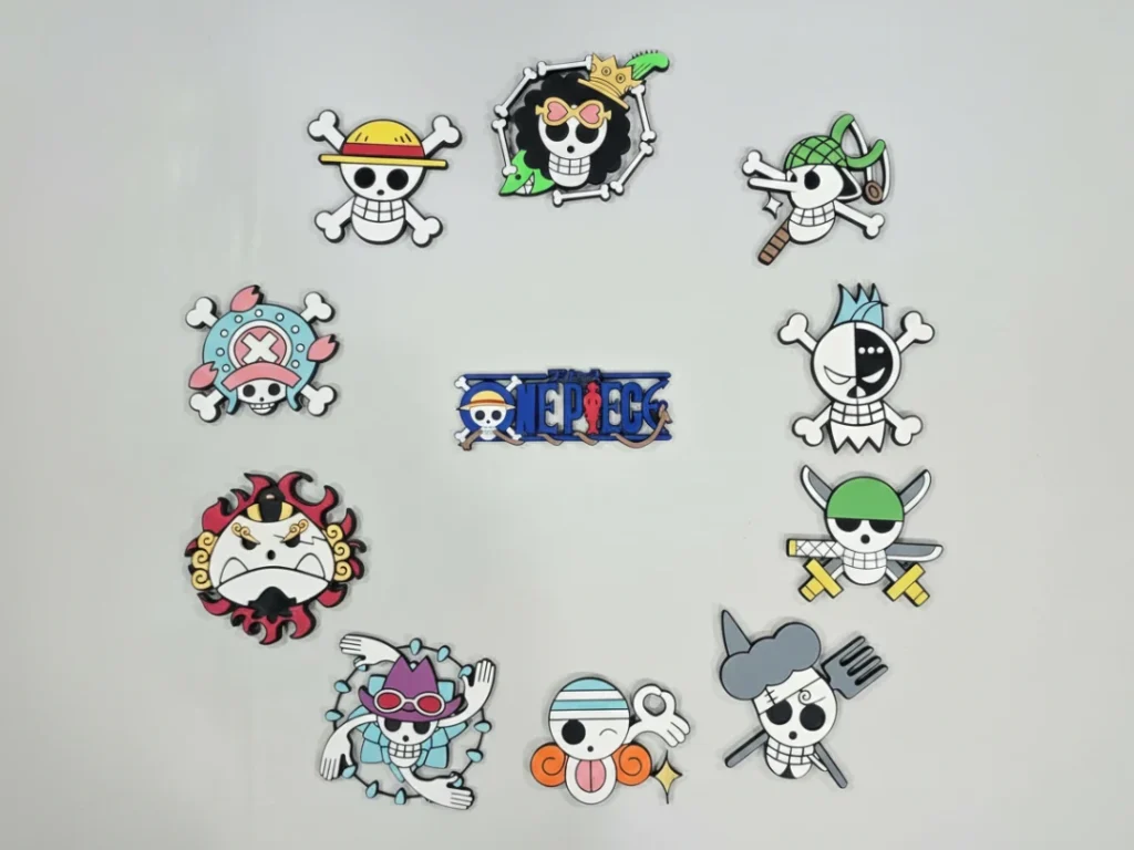 One Piece Straw Hat Pirates 3D Jolly Roger Wall Art - Complete Nakama Set